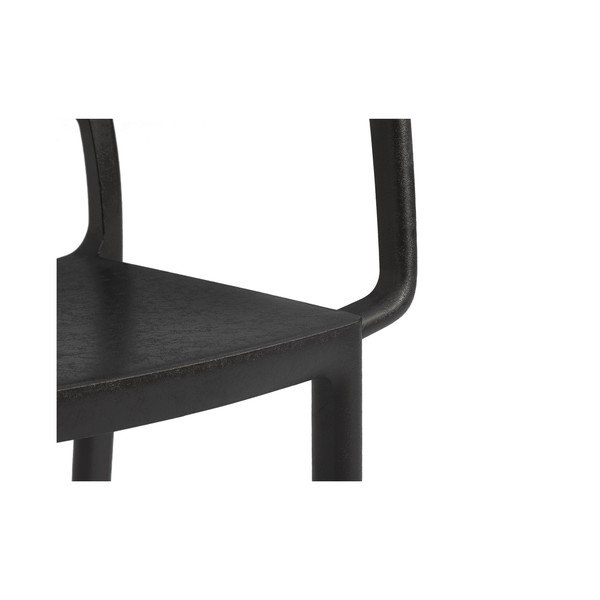 Melns plastmasas dārza krēsls Metaline – Keter-image-4