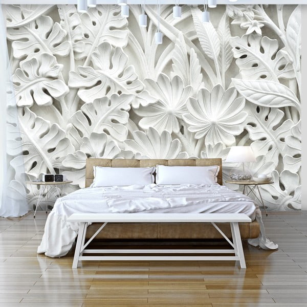 Lielformāta tapetes Artgeist Alabaster Garden, 400 x 280 cm-image-1