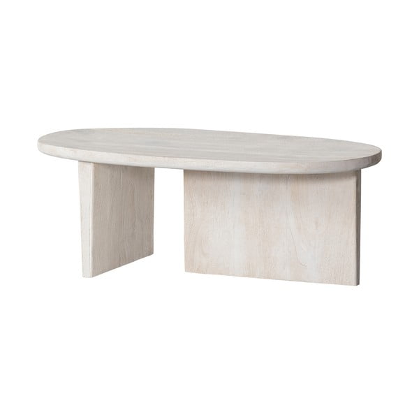 Dabīga toņa mango masīvkoka žurnālgaldiņš 110x60 cm Seam – WOOOD-image-3