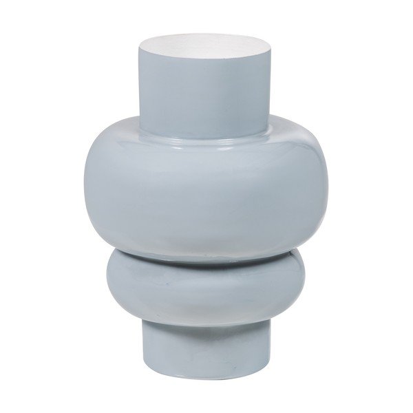 Gaiši pelēka metāla vāze (augstums 27 cm) Auri – WOOOD