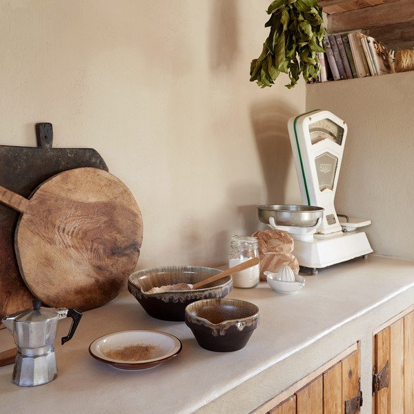 Tumši brūna akmensmasas bļoda Poterie – Casafina-image-2