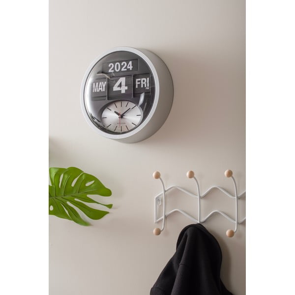 Balts metāla sienas pakaramais 61 cm Zig Zag – PT LIVING-image-1