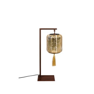Galda lampa brūnā/zelta krāsā Suoni – Dutchbone