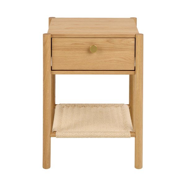 Gaiša dabīga toņa naktsskapītis ar ozolkoka imitāciju Monfort – Actona