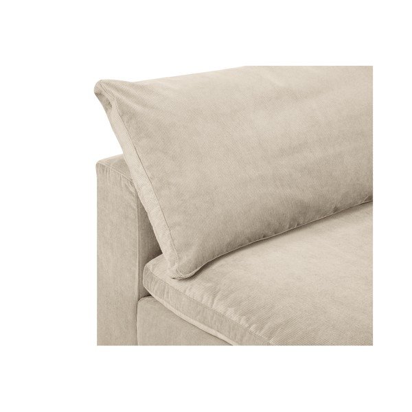 Bēša modulārā dīvāna stūra daļa Windsor & Co Sofas Galaxy, labais stūris-image-1