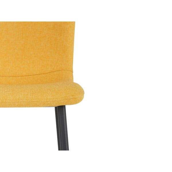 Dzelteni ēdamistabas krēsli (2 gab.) Faye – Støraa-image-4