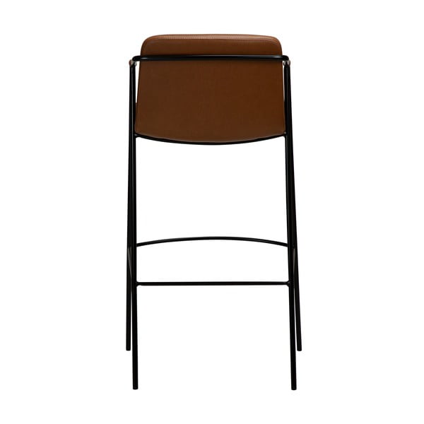 Brūns mākslīgās ādas bāra krēsls DAN-FORM Denmark Boto, augstums 105 cm-image-2