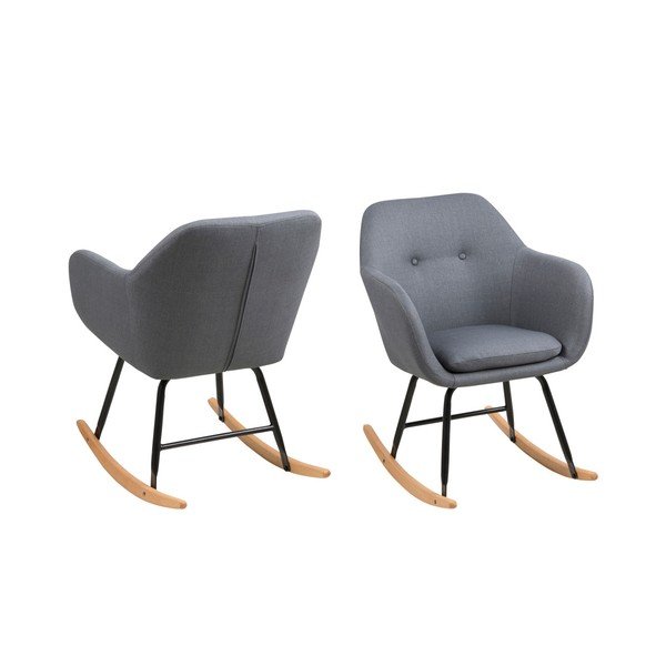 Tumši pelēks šūpuļkrēsls Actona Emilia-image-4