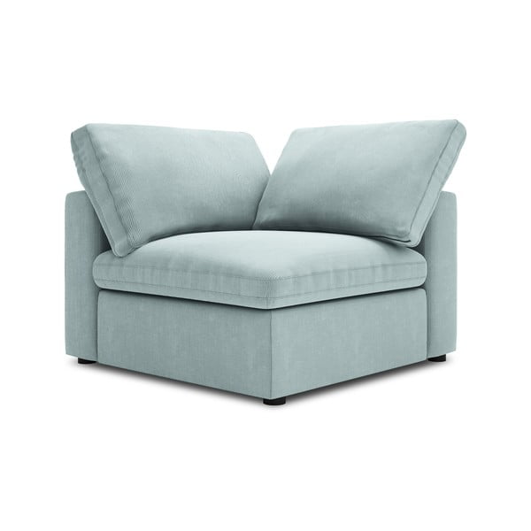 Gaiši zila modulārā dīvāna divpusējā stūra daļa Windsor & Co Sofas Galaxy