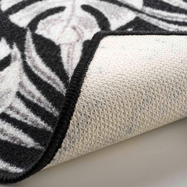 Melns mazgājams paklājs 40x60 cm Amber – douceur d'intérieur-image-3