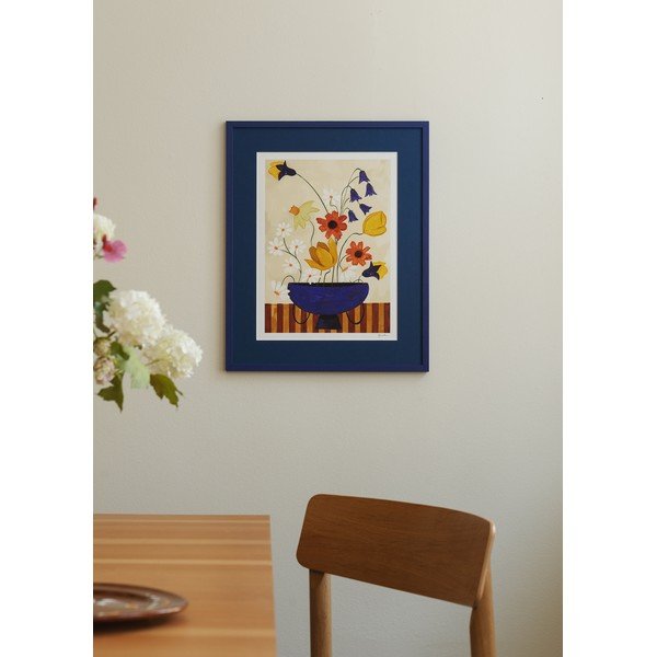 Plakāts 30x40 cm Colourful Bunch in Blue Vase – Frankie Penwill – The Poster Club-image-1