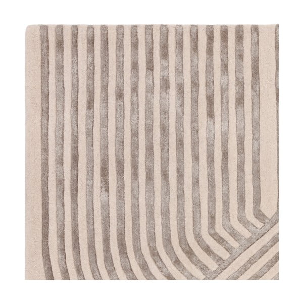 Krēmkrāsas ar rokām darināts paklājs no vilnas maisījuma 160x230 cm Matrix – Asiatic Carpets-image-4