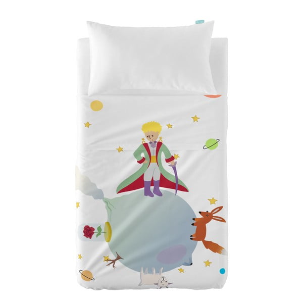 Bērnu spilvendrāna un gultas pārklājs Mr. Fox Little Prince, 120 x 180 cm