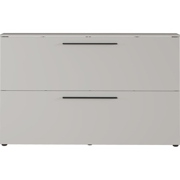 Pelēks/bēšs piekaramais apavu plaukts Utah – Germania-image-1