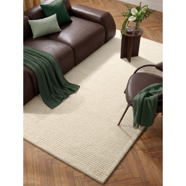 Krēmkrāsas vilnas paklājs 200x290 cm Eloise – Hanse Home-image-1