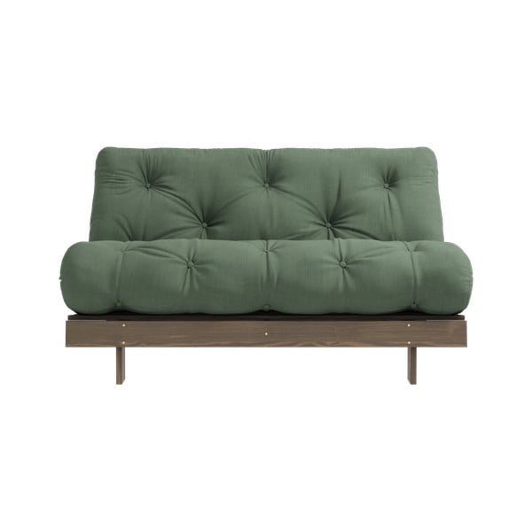 Zaļš izvelkamais dīvāns 140 cm Roots – Karup Design