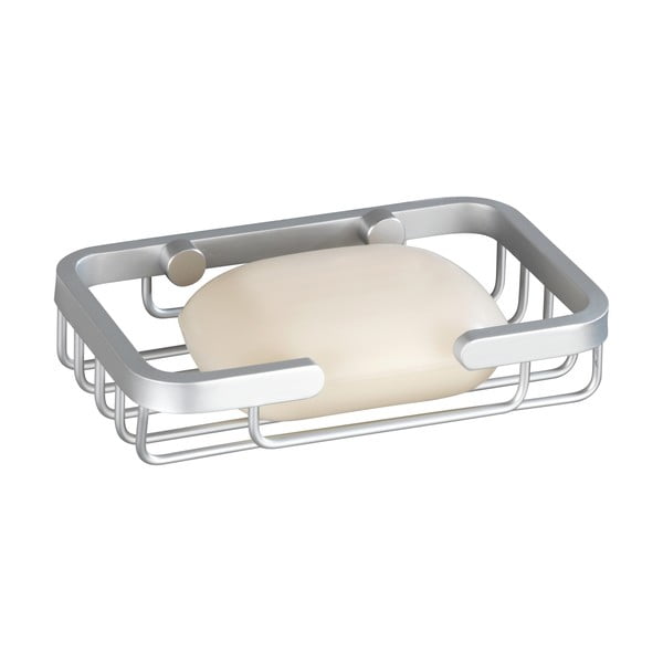 Sienas ziepju dozators sudraba krāsā Wenko Gomo-image-3