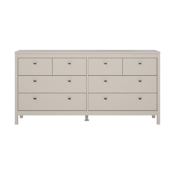 Pelēkbēša kumode 159x80x38 cm Madrid – Tvilum-image-2