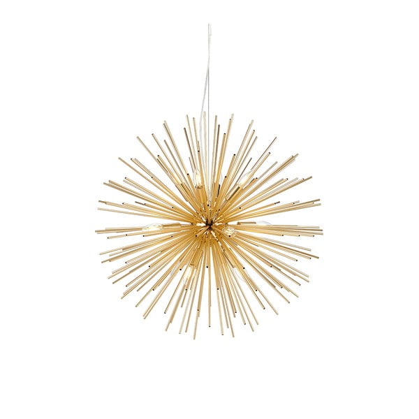 Piekaramā lampa zelta krāsā ar metāla abažūru 72x72 cm Soleil – Markslöjd-image-4