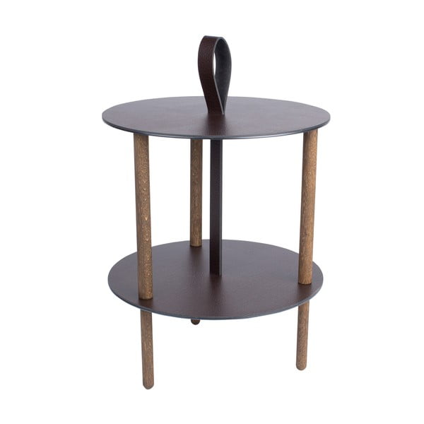 Apaļš sānu galdiņš ø 38 cm Strap S Bull – LIND DNA