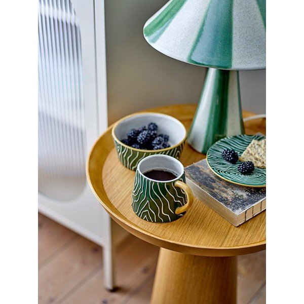Keramikas galda lampa ar keramikas abažūru (augstums 35 cm) Olive – Bloomingville-image-3