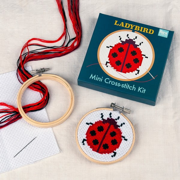 Radošais komplekts Cross-stitch Kit Ladybird – Rex London-image-1