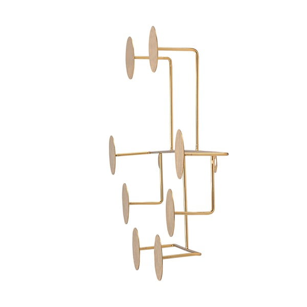 Metāla sienas pakaramais zelta krāsā Fia – Bloomingville-image-2