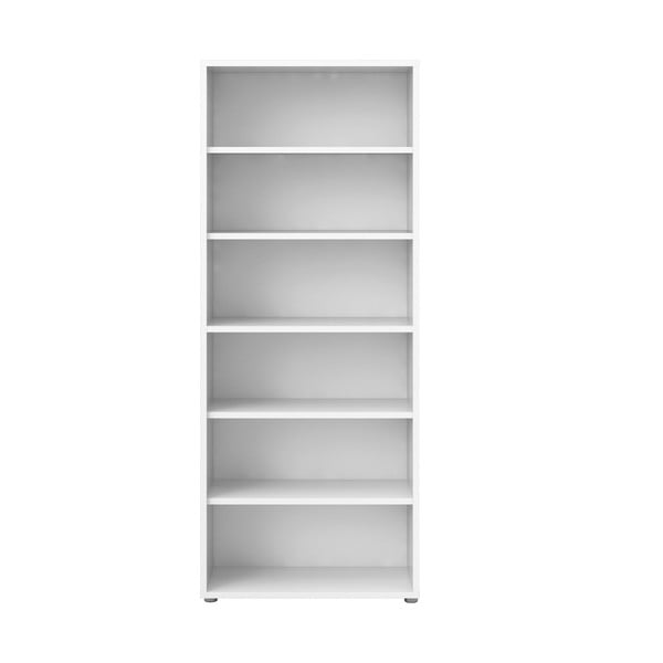 Balts modulārais grāmatu plaukts 89x222 cm Prima – Tvilum