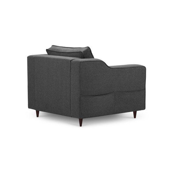 Antracīta pelēks atpūtas krēsls Mazzini Sofas Narcisse-image-1