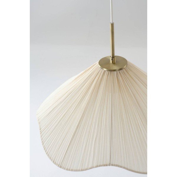 Krēmkrāsas tekstila piekaramā lampa ø 50 cm Lunaria – Jotex-image-2