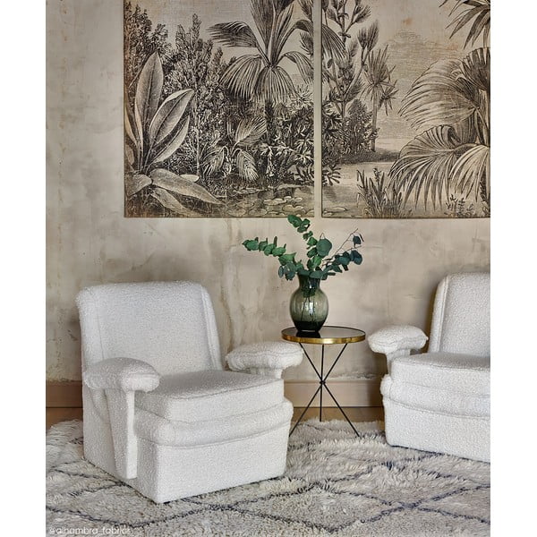 Krēmkrāsas mazgājams/ar rokām darināts vilnas paklājs 200x300 cm Berber Soul – Lorena Canals-image-3