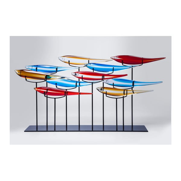 Rotājums ar krāsainu zivtiņu motīvu Kare Design, 20 x 80 cm