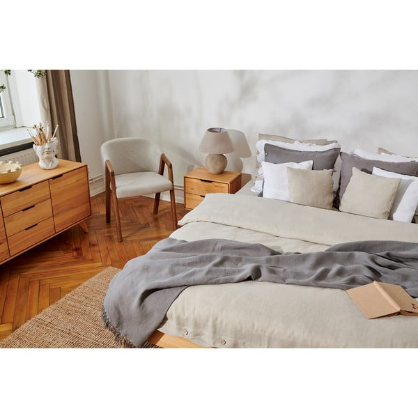 Divguļamā gulta no dižskābarža koka 180x200 cm Greg – The Beds-image-4