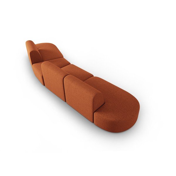 Oranžs dīvāns 412 cm Shane – Micadoni Home-image-4
