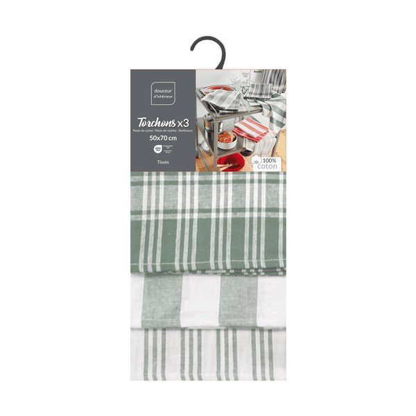 Kokvilnas trauku dvielis 50x70 cm Bayado – douceur d'intérieur-image-2