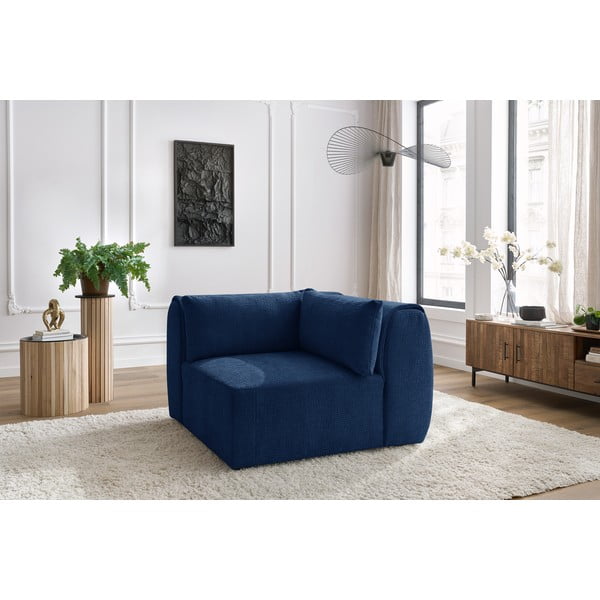Tumši zils modulārais dīvāns Jeanne – Bobochic Paris-image-1