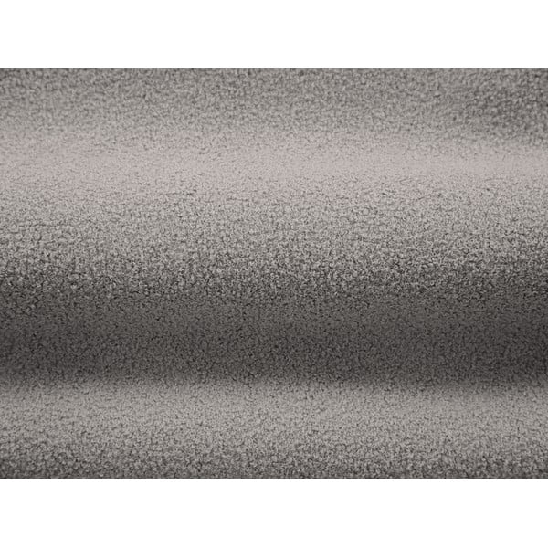 Gaiši pelēks atpūtas krēsls no buklē auduma Chuck – Micadoni Home-image-4