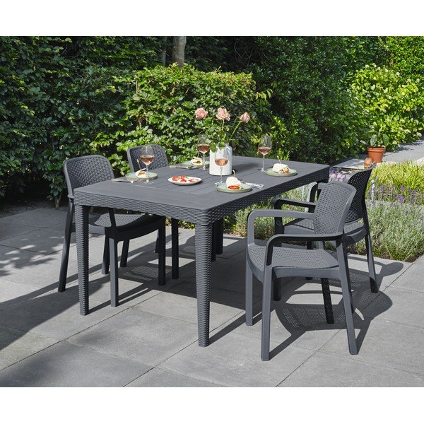 Dārza ēdamgalds 90x160 cm Girona – Keter-image-1