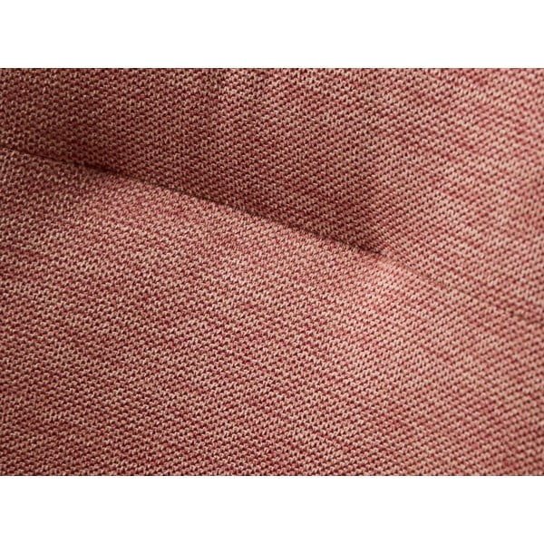 Rozā polsterēts ēdamistabas krēsls ar roku balstiem Roxana – Unique Furniture-image-1