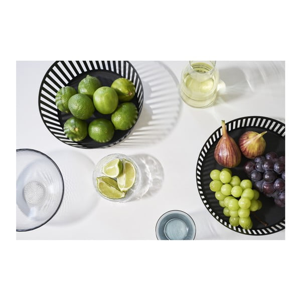 Melns augļu trauks YAMAZAKI Tower, ⌀ 25 cm-image-2