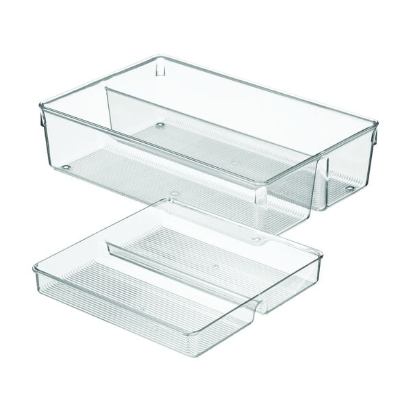 2 līmeņu virtuves atvilktņu organizators iDesign Linus, 31 x 20 cm-image-2