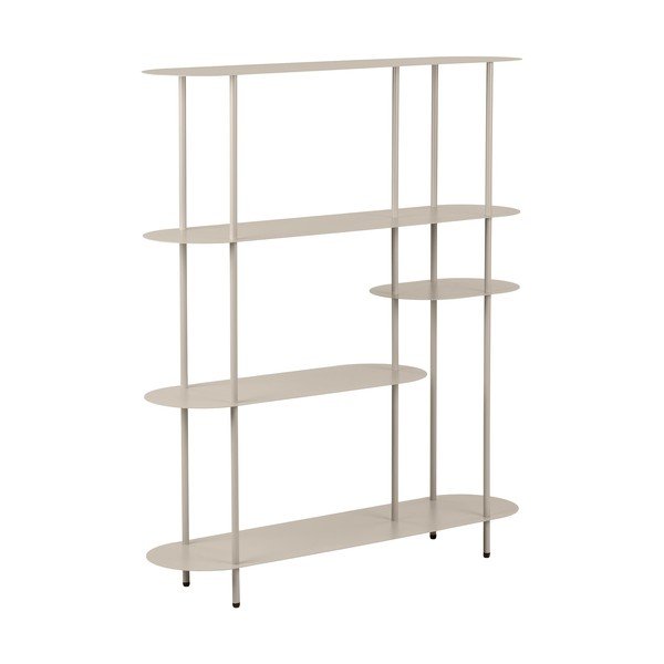 Bēšs metāla plaukts 118x139x31 cm Rieti – House Nordic-image-2