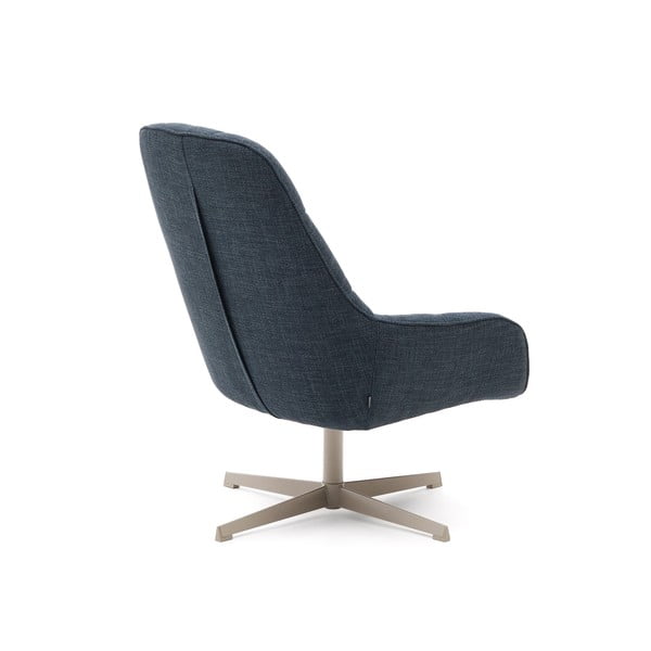 Dūmakaini zils grozāms atpūtas krēsls Jaspe – Kave Home-image-4