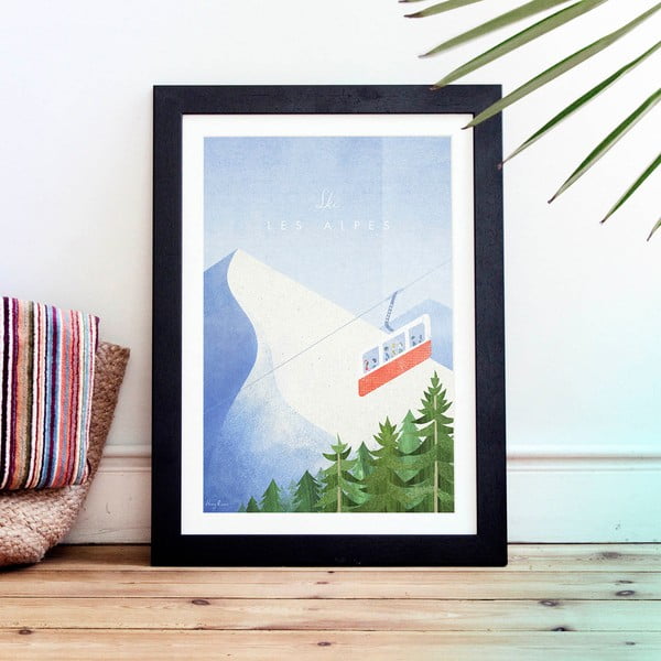 Plakāts Travelposter Les Alpes, A3-image-1