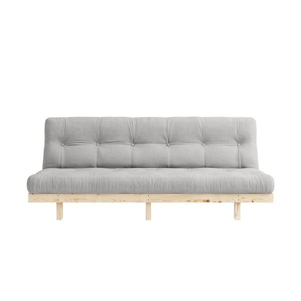 Izvelkamais dīvāns Karup Design Lean Raw Light Grey