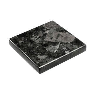 Melna granīta paplāte RGE Black Crystal, 15 x 15 cm