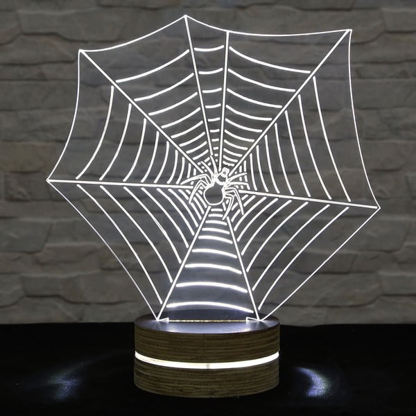 3D galda lampa Zirneklis