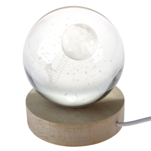 Dabīga toņa gaismas dekors ar USB ø 8 cm – Dakls