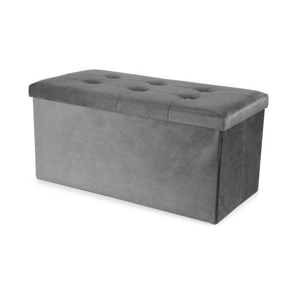 Pelēks samta pufs – Compactor-image-2