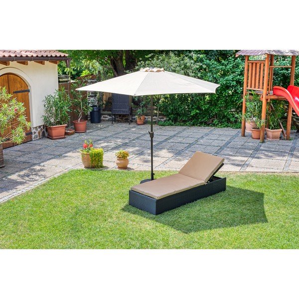 Bēšs saulessargs bez pamatnes Bonami Essentials Sun, ø 300 cm-image-4